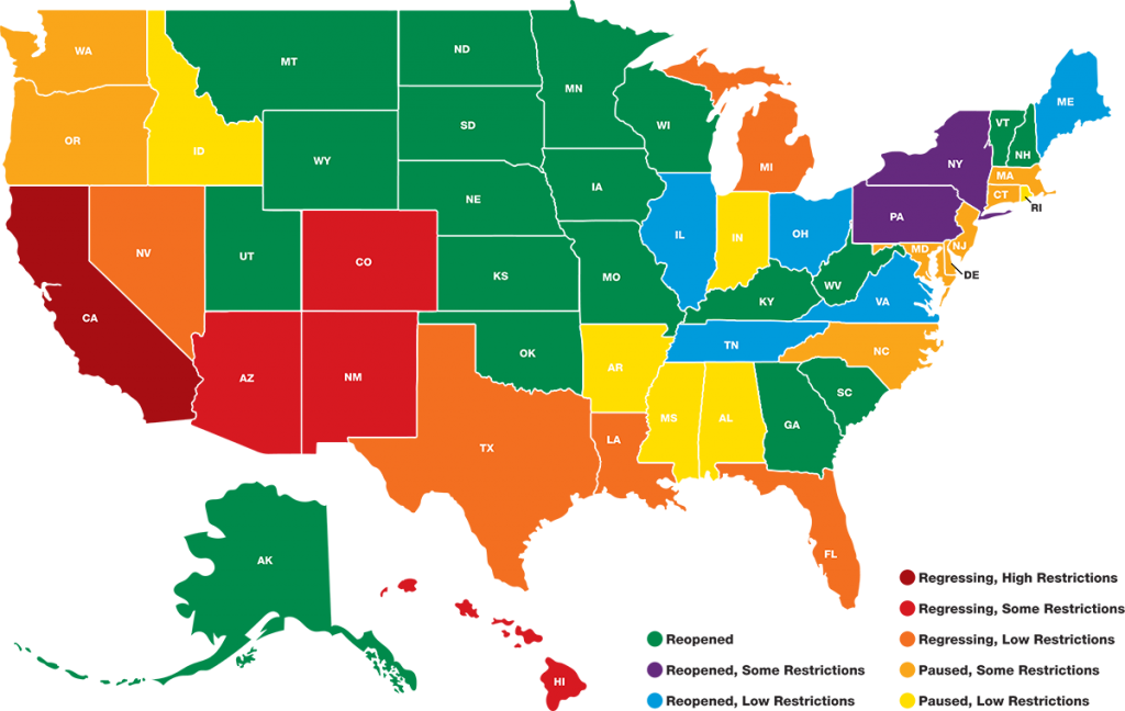State-By-State COVID Restrictions